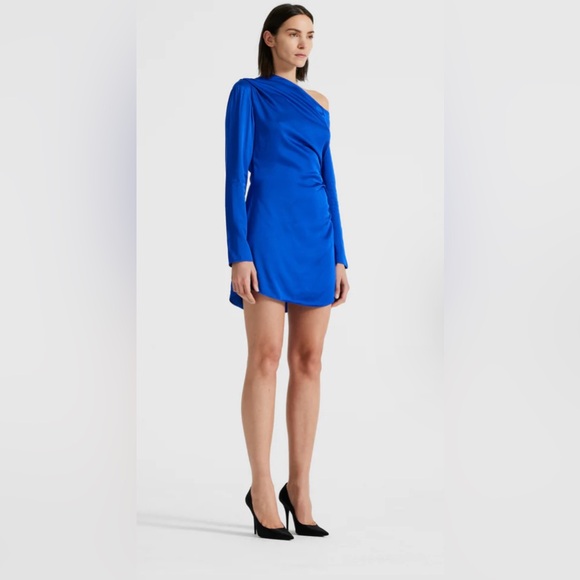 A.L.C. Jamie Dress in Cyan - Picture 2 of 5